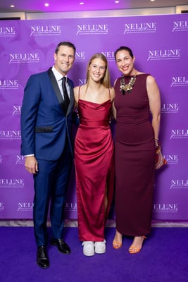 Rent a Space CEO Thomas Whalan and his family at the Nelune Foundation fundraising event. Rent a Space CEO Thomas Whalan and his family at the Nelune Foundation fundraising event.