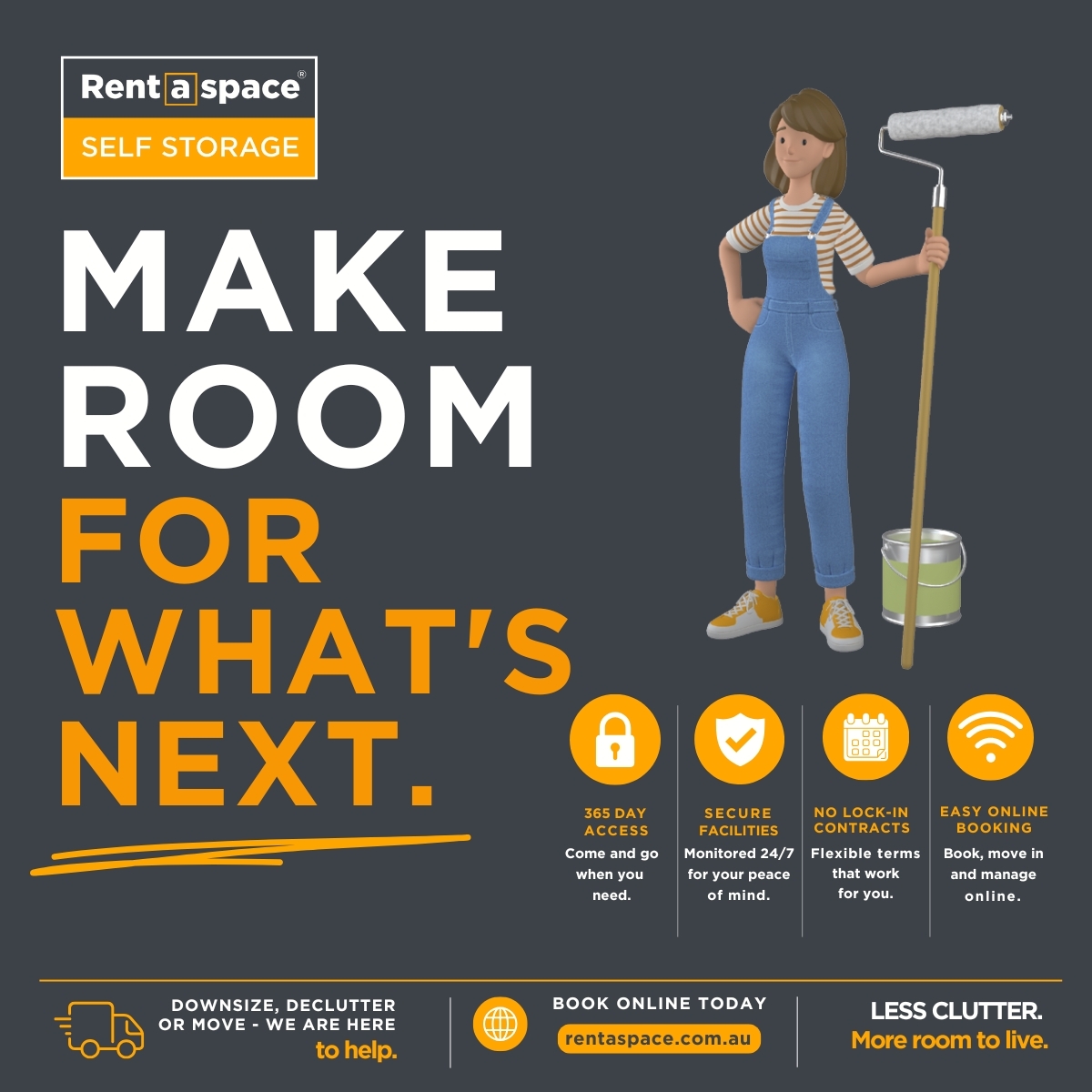 Make room for what's next